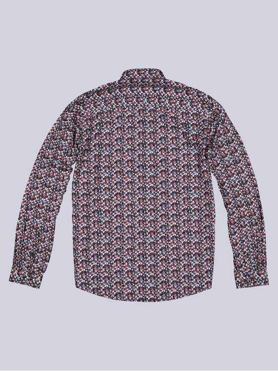 emilio adani Herren Langarm-Hemd Rot 32400