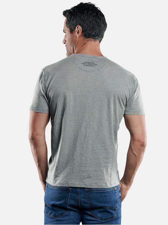 engbers Herren Henley T-Shirt Granitgrau 29222