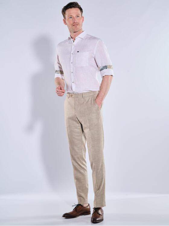 engbers Herren Anzug-Hose slim fit Beige 38395