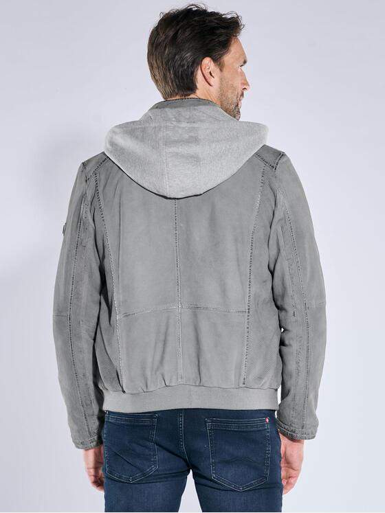 engbers Herren Lederjacke Hellblau 38787