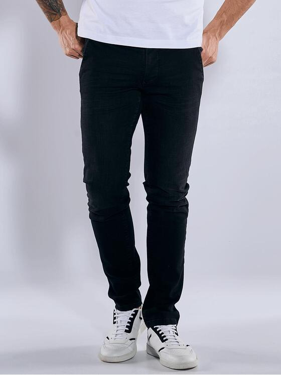 emilio adani Herren Jeans slim fit Grau 36649