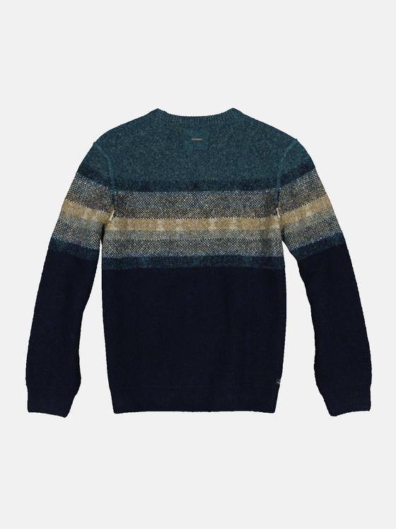 engbers Herren Pullover Rundhals Saphirblau 33851