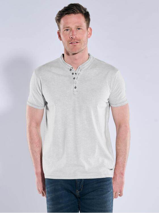 engbers Herren Henley T-Shirt Hellgrau 38337