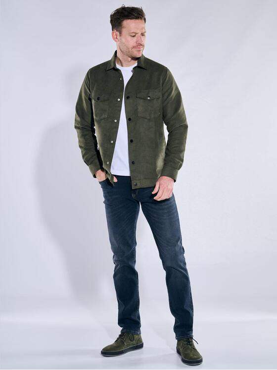 engbers Herren Hemd uni Dunkelgruen 38170