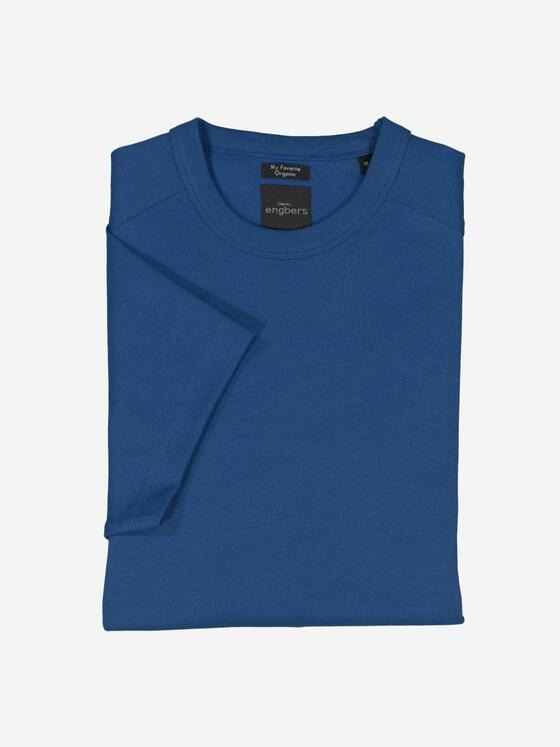 engbers Herren Basic-Shirt "My Favorite" organic Blau 37301