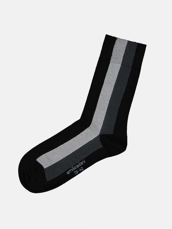 emilio adani Herren Socken gemustert Grau 32227