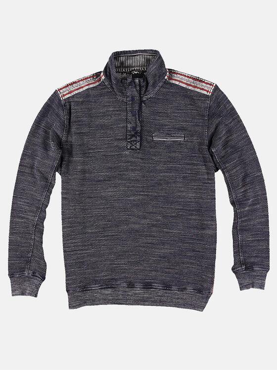 engbers Herren Sportliches Rugby-Shirt Granitgrau 30267