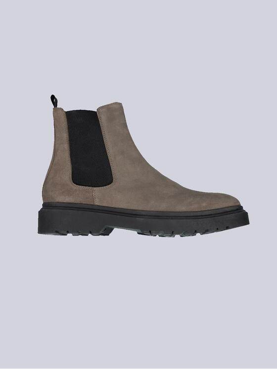 emilio adani Herren Boots aus Leder Beige 35449