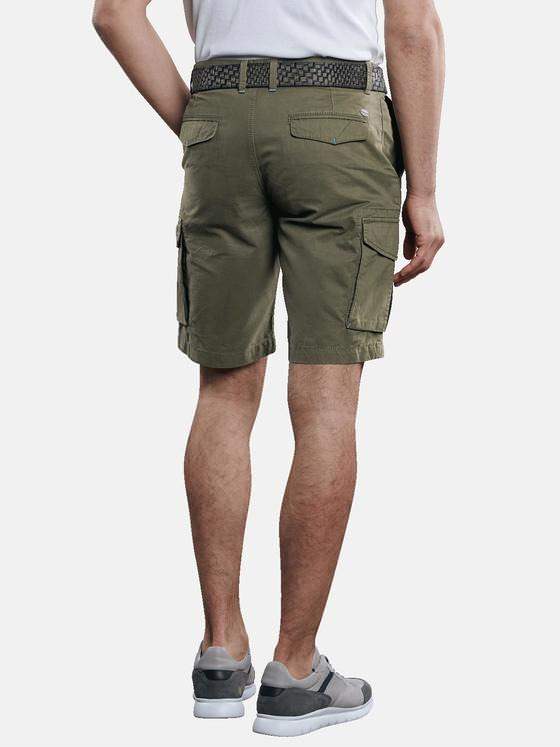 engbers Herren Bermuda mit seitlichen Taschen Khaki 32375