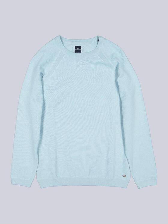 engbers Herren Pullover Rundhals Hellblau 40153