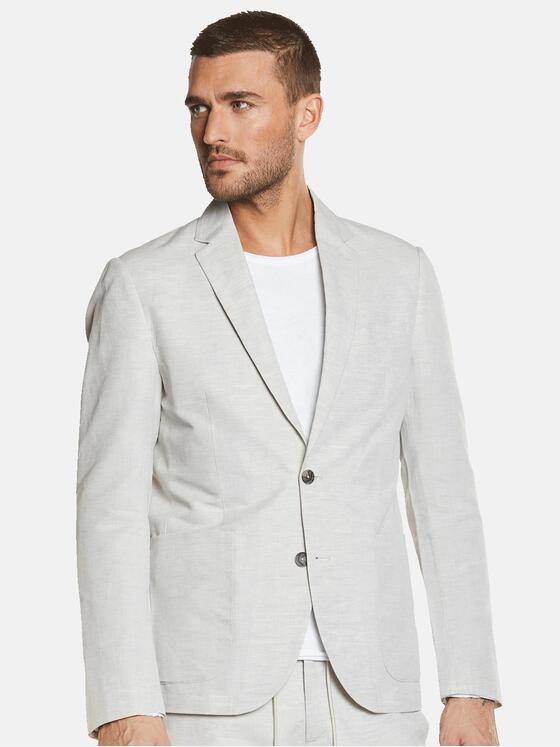 emilio adani Herren Anzugsakko slim fit Beige 34595