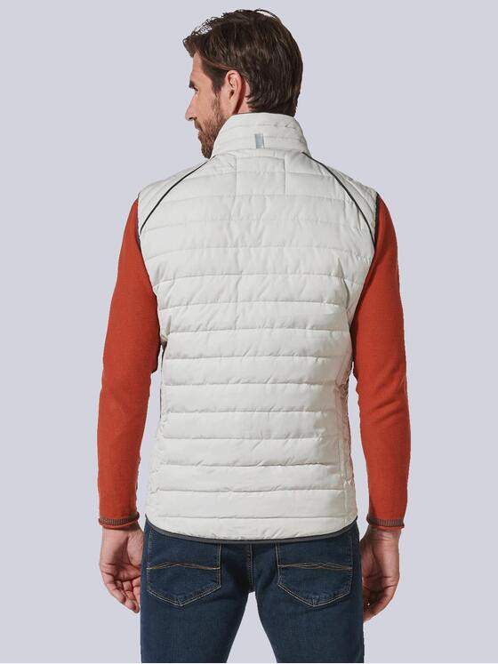 engbers Herren Steppweste regular Weiß 35181