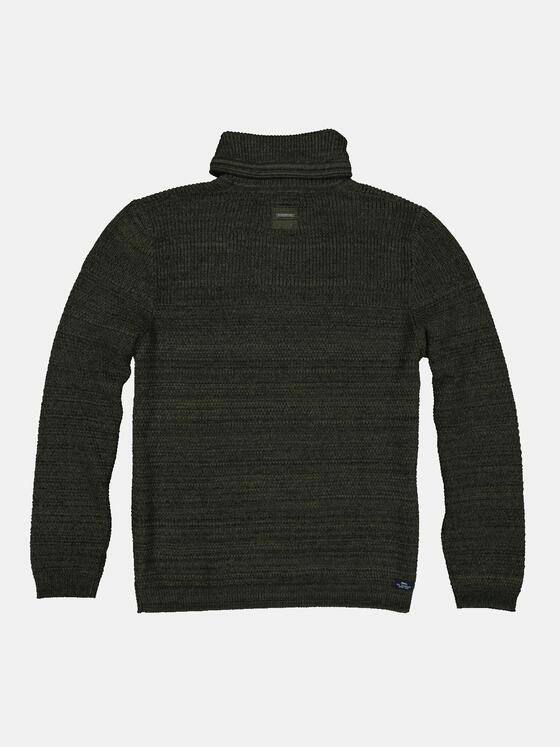 engbers Herren Pullover mit Schalkragen Oliv 34028