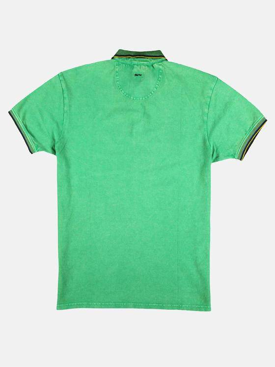 engbers Herren Poloshirt mit Konrasteffekten Grasgruen 29219