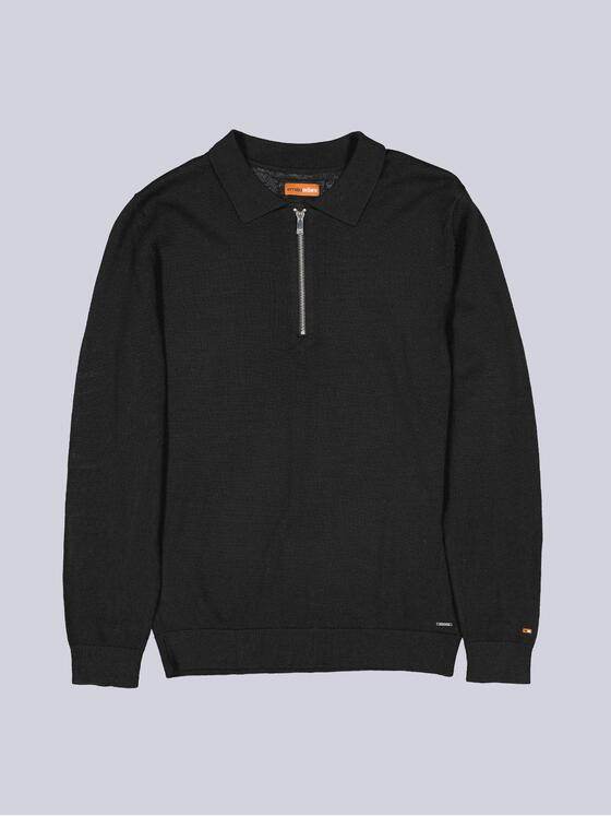 emilio adani Herren Pullover Schwarz 39975