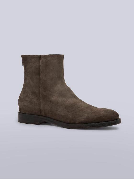 emilio adani Herren Boots mit Reißverschluss Braunbeige 39292