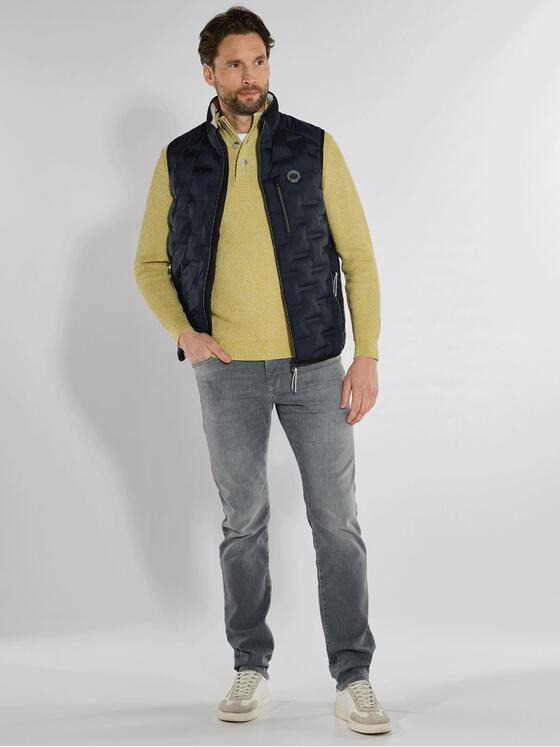 engbers Herren Steppweste regular Blau 36171