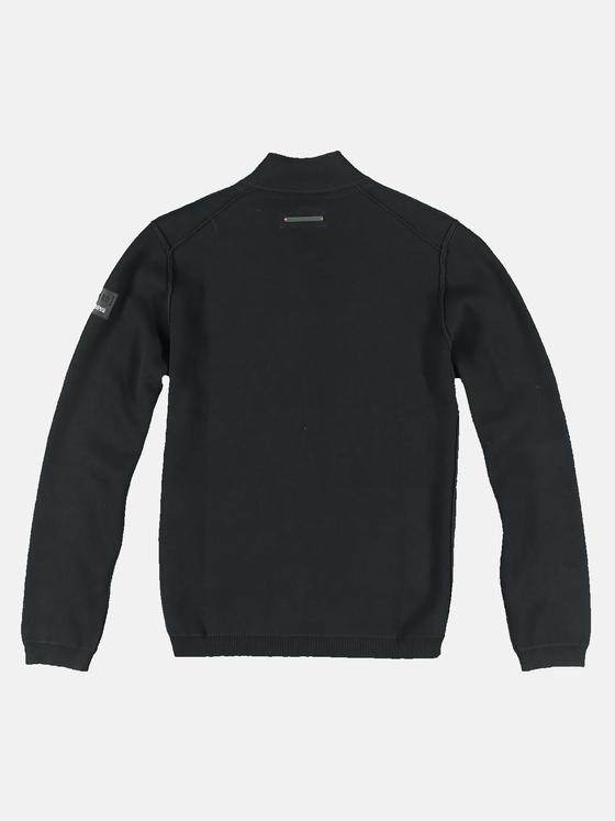 emilio adani Herren Strick-Cardigan Schwarz 32032