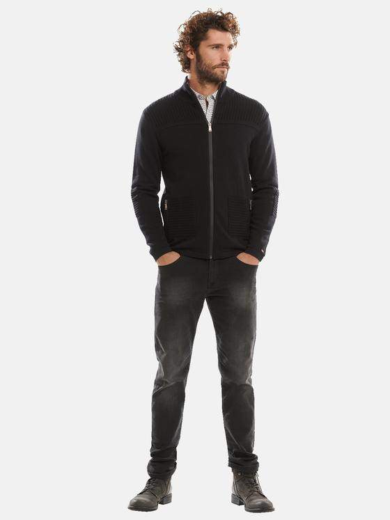 emilio adani Herren Strickjacke Blau 31006