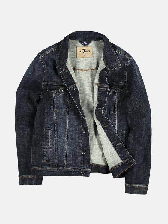 engbers Herren Jeansjacke Saphirblau 29046