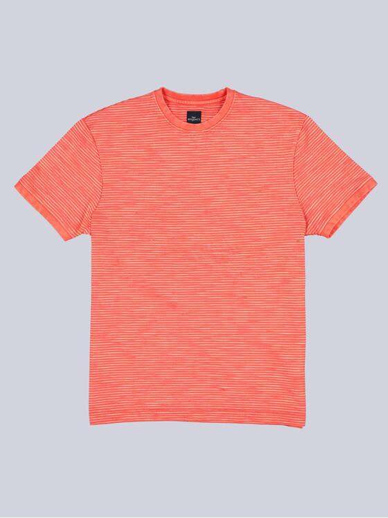 engbers Herren T-Shirt gestreift Rot 38469