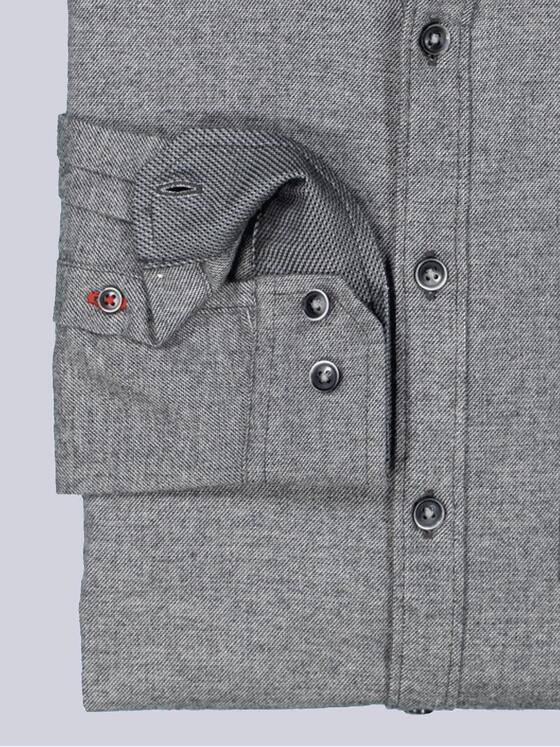 engbers Herren Langarm-Hemd regular Grau 35801