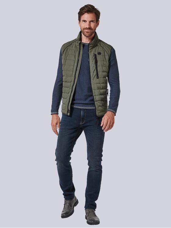 engbers Herren Steppweste regular Grün 35182