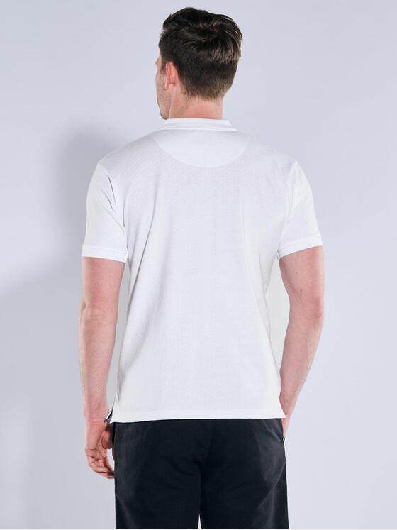 engbers Herren Polo-Shirt uni Reinweiss 38911