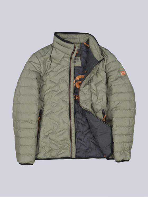 emilio adani Herren Steppjacke slim fit Grün 38285