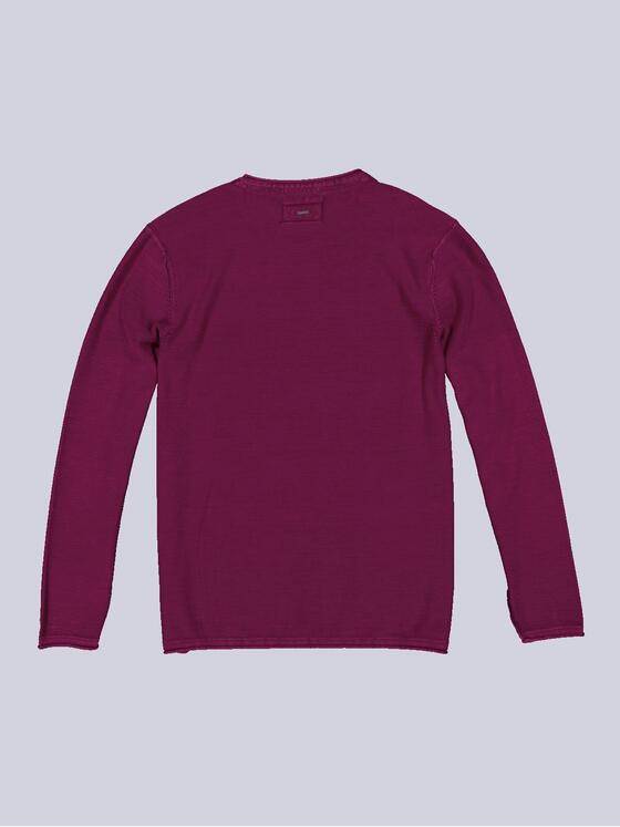 emilio adani Herren Pullover uni Violett 36074