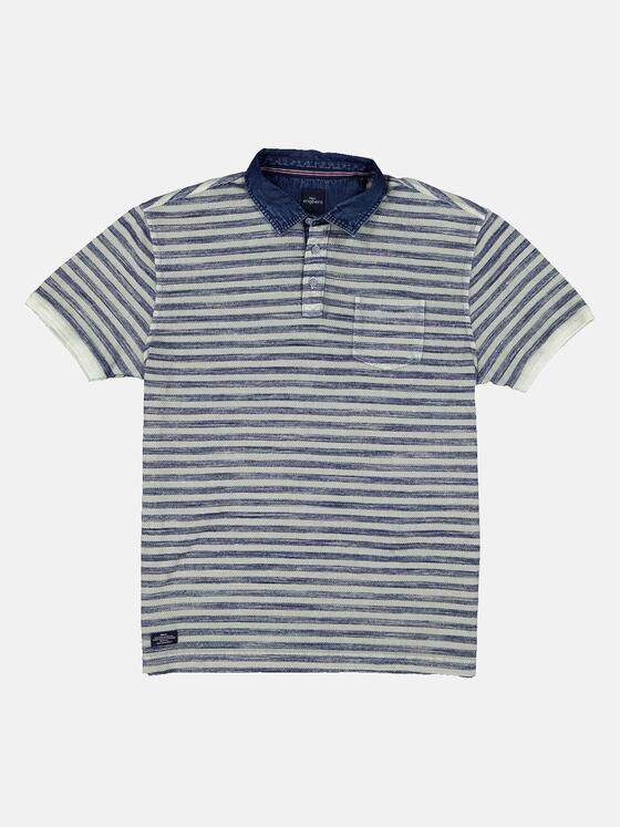 engbers Herren Polo-Shirt gestreift Grau 34524