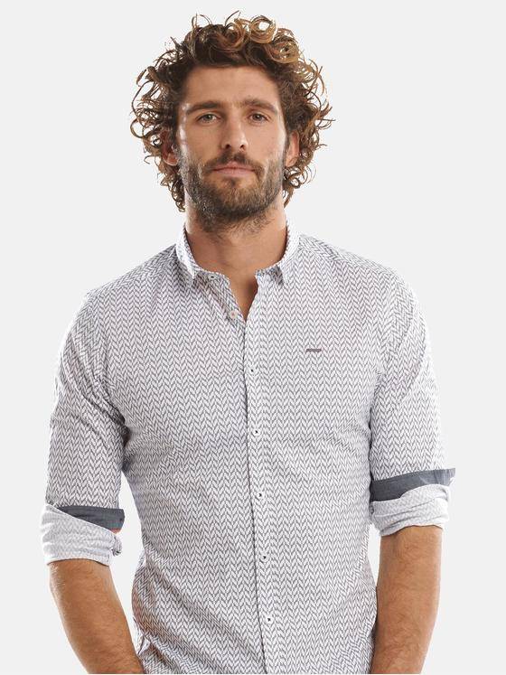 emilio adani Herren Hemd langarm Blau 30932