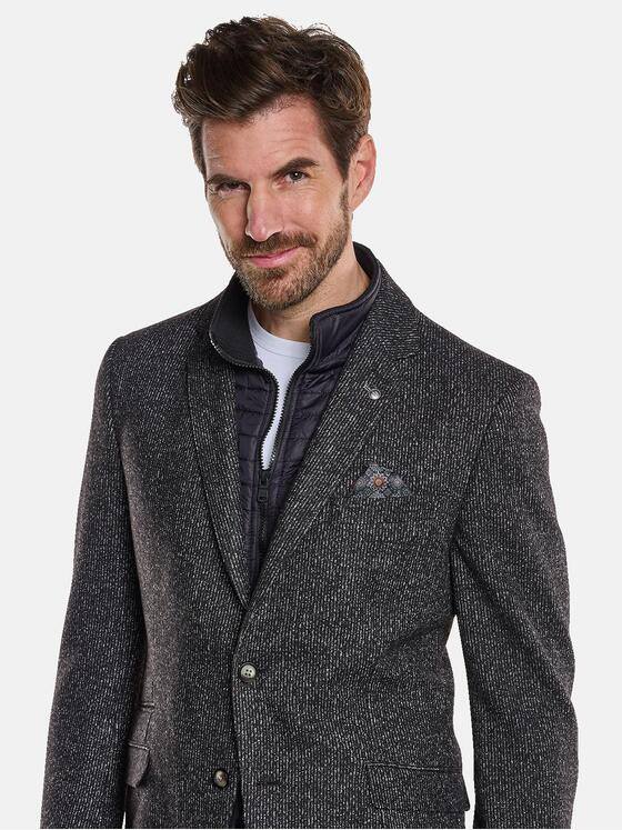 engbers Herren Freizeit-Sakko regular Schwarz 33598