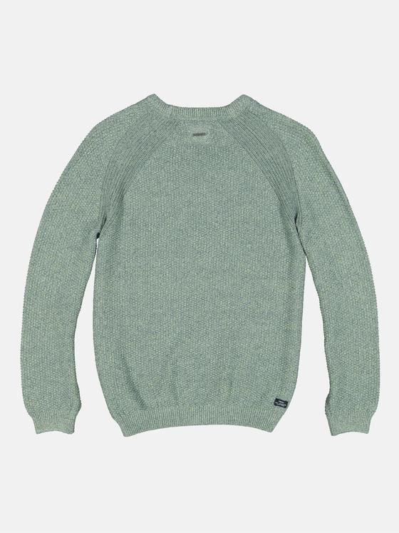 engbers Herren Pullover meliert Grün 34132