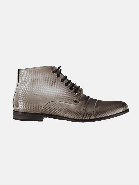 emilio adani Herren Hochwertige Boots mit geprägter Lederoberfläche Grau 31079