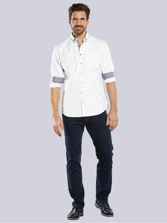 engbers Herren Langarm-Hemd "My Favorite" Blau 36117