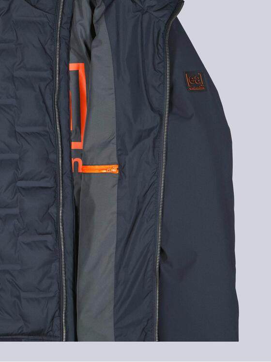 emilio adani Herren Steppjacke regular Blau 39089