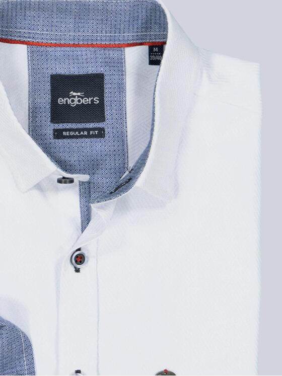 engbers Herren Hemd uni Blau 35784