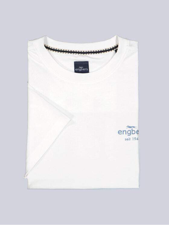 engbers Herren Rundhals T-Shirt Reinweiss 40849