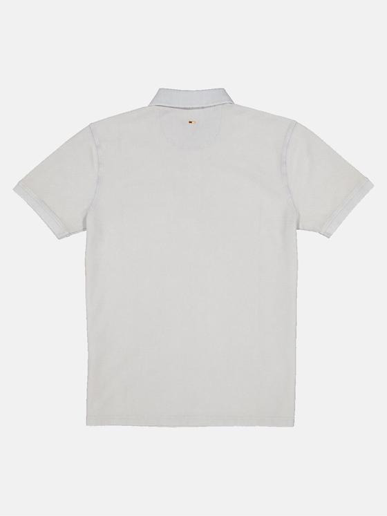 emilio adani Herren Polo-Shirt strukturiert Grau 33028