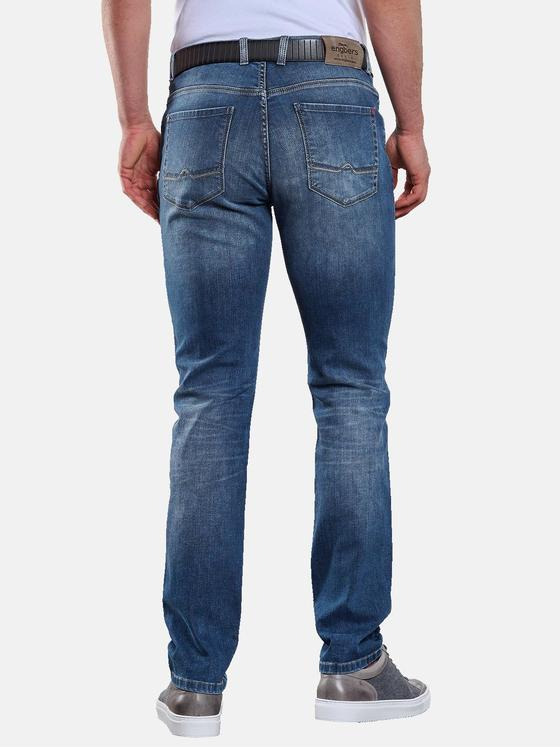 engbers Herren Super-Stretch Jeans Indigoblau 33121
