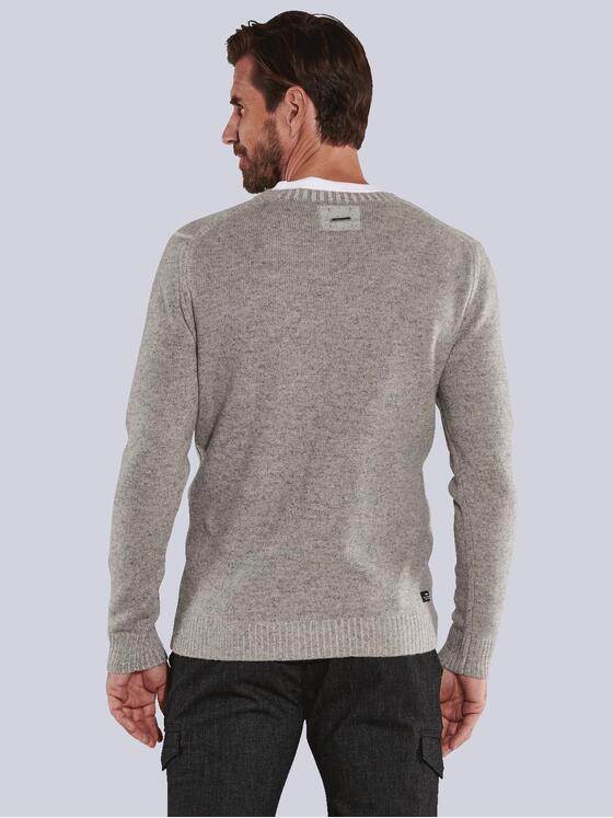 engbers Herren Pullover uni Grau 35736