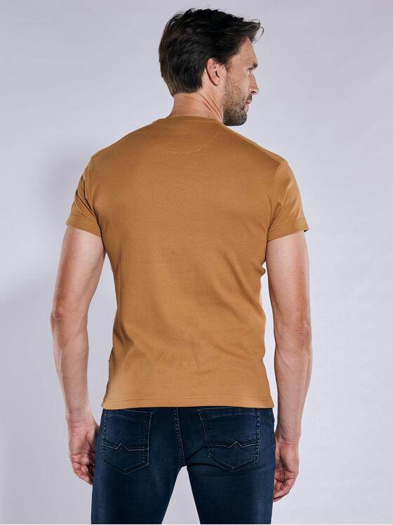 engbers Herren Basic-Shirt "My Favorite" organic Cognac 37781