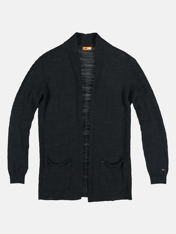 emilio adani Herren Modische Strickjacke Schwarz 29283