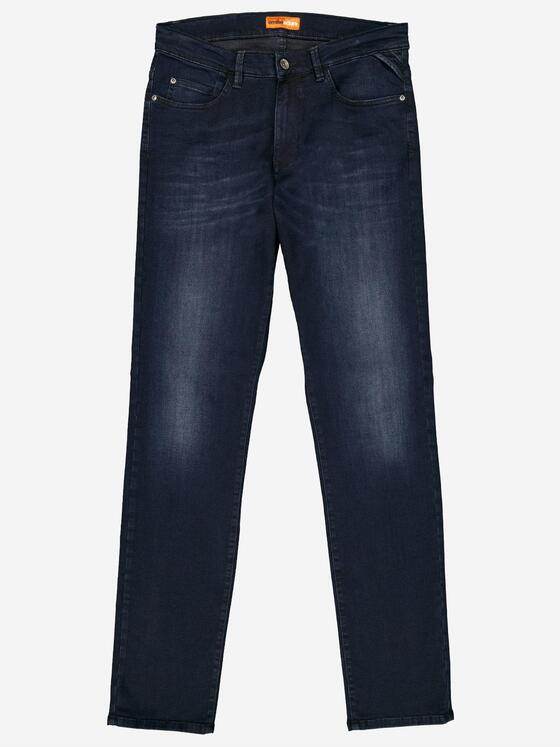 emilio adani Herren Super-Stretch-Jeans slim fit Blau 37357