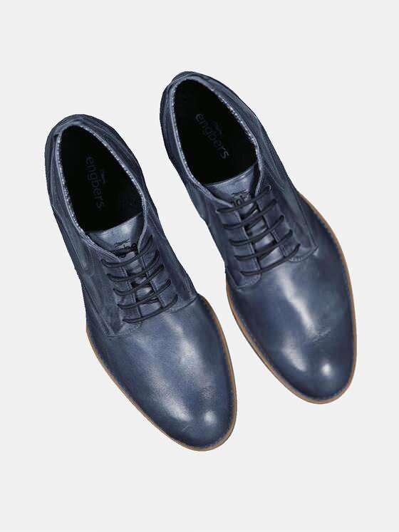 engbers Herren Business-Schuh sportiv Saphirblau 32609