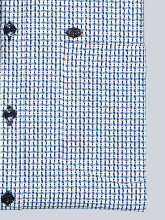 engbers Herren Langarm-Hemd kariert Brilliantblau 39241