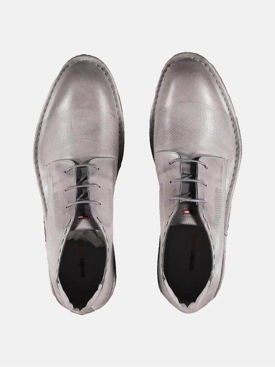 emilio adani Herren Sportive Boots mit Prägung Grau 31080