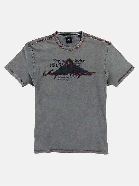 engbers Herren Rundhals T-Shirt Zementgrau 23866