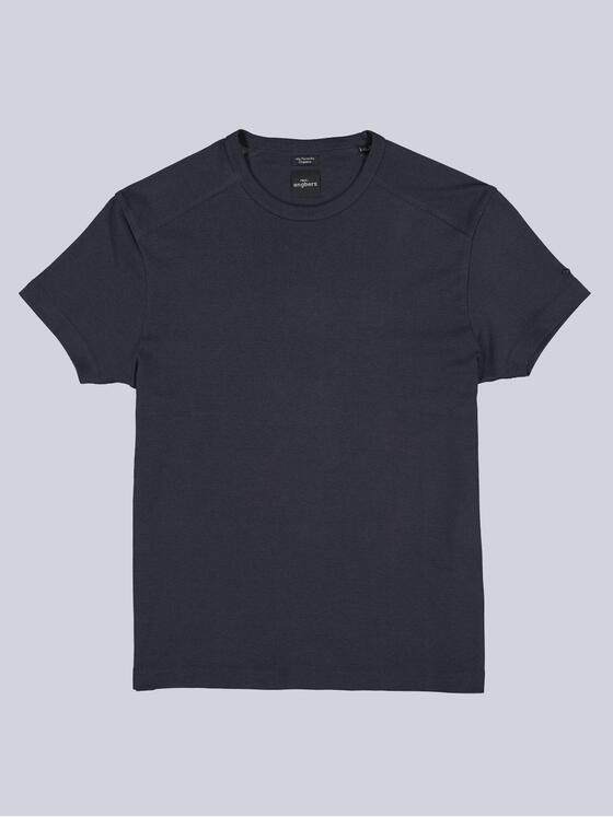 engbers Herren Basic-Shirt "My Favorite" organic Saphirblau 34381